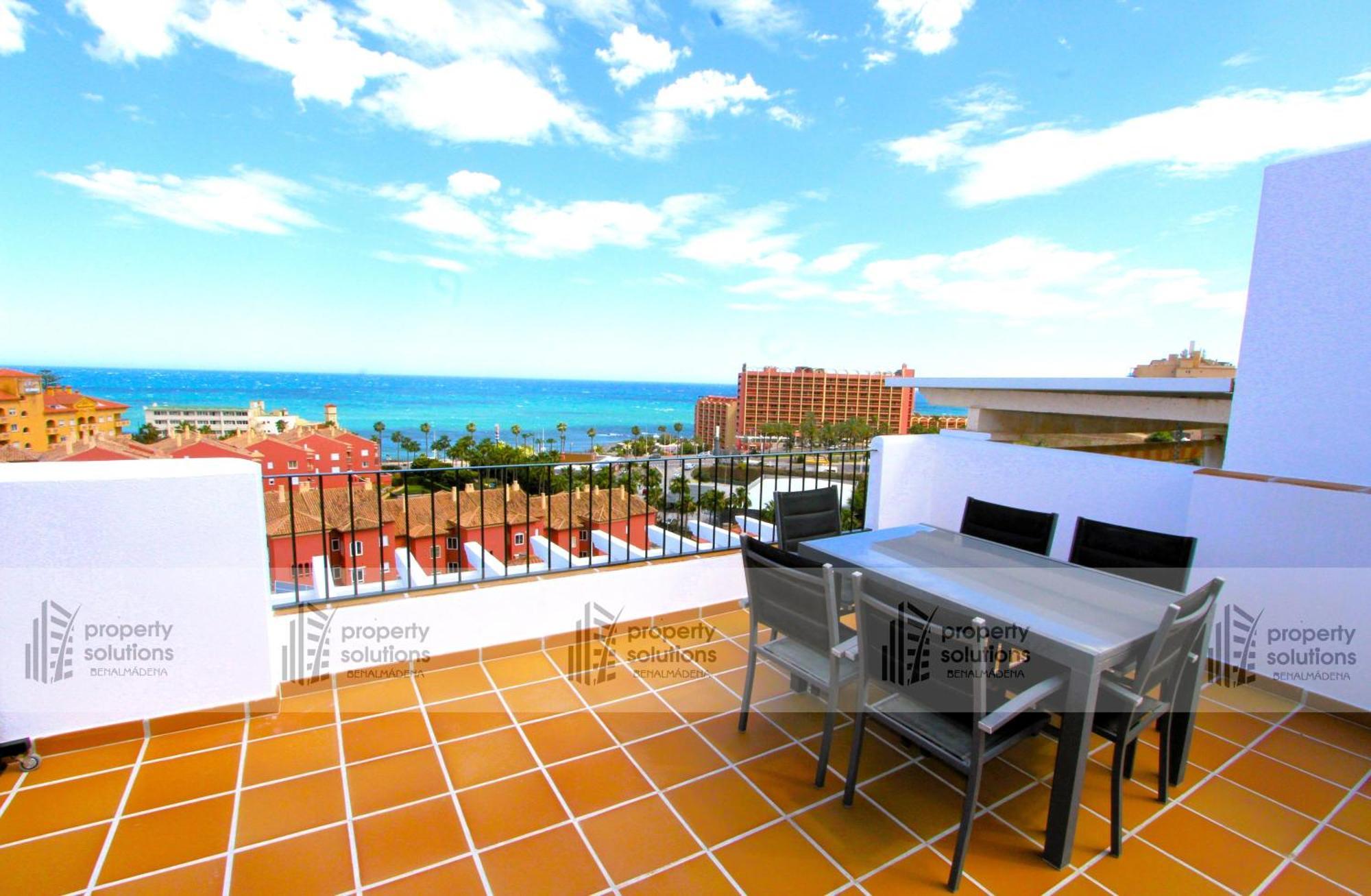 ベナルマデナLomas De Mena, 21 - Atico Con Vistas Al Mar - Piscina Y Barbacoa - Parking Gratis - Excelente Conexion Wifiアパートメント エクステリア 写真